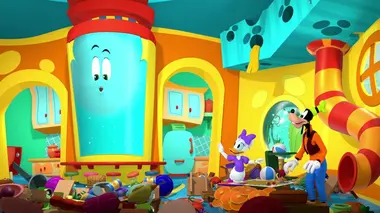 La maison magique de Mickey S01E10 Daisy et Dingo font le ménage / Le monde des crayons