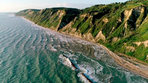 La mer Adriatique Entre Ravenne et Vasto