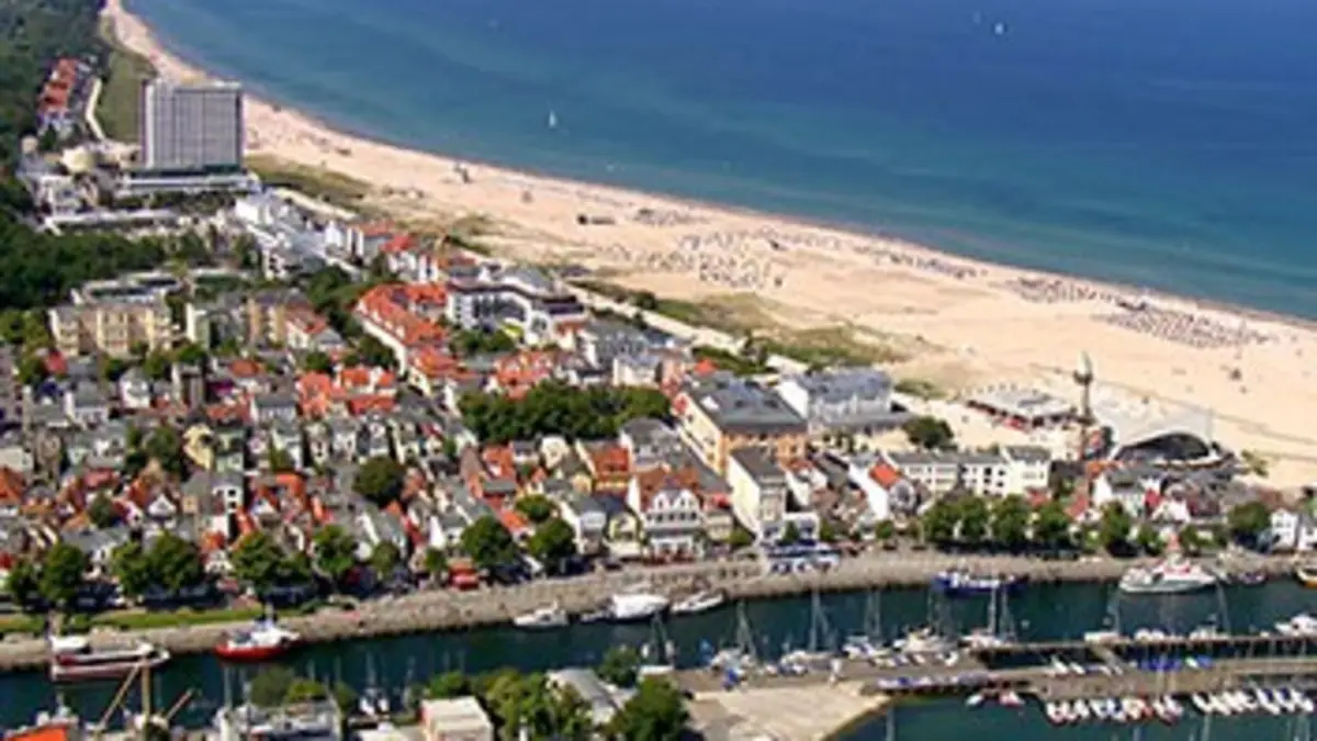 La mer Baltique vue du ciel