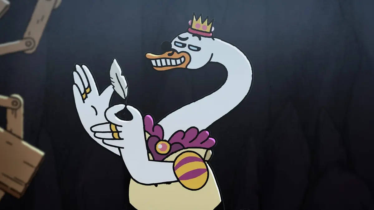 La quête héroïque du valeureux Prince Ivandoe S04E04 Voyage dans le royaume souterrain des ogres : Le Prince et la torture des chatouilles