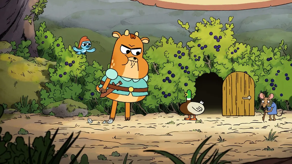 La quête héroïque du valeureux Prince Ivandoe S04E05 Voyage dans le royaume souterrain des ogres : Le Prince et le jour du canard