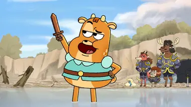 La quête héroïque du valeureux Prince Ivandoe S04E03 Voyage dans le royaume souterrain des ogres : Le Prince et L'élu de l'épée !