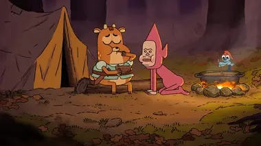 La quête héroïque du valeureux Prince Ivandoe S04E06 Voyage dans le royaume souterrain des ogres : Le Prince et le gnome tout seul