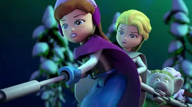 La reine des neiges: magie des aurores boréales