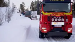 La route de l'enfer : Norvège Camions bloqués