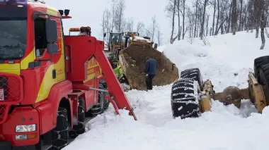 La route de l'enfer : Norvège Un engin massif