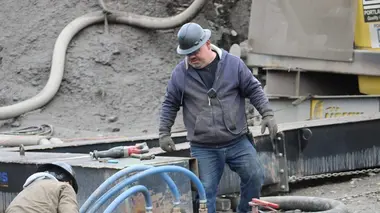 La ruée vers l'or : le défi des Hoffman Terrain miné