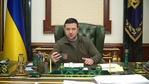 La story Zelensky