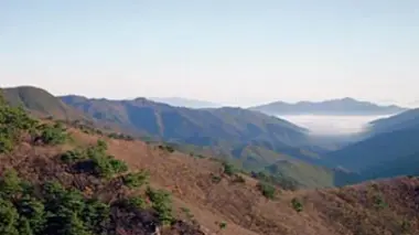 Les montagnes de Corée