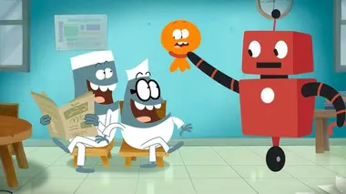 Lamput Docs et le robot