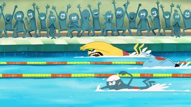 Skinny à la piscine