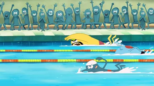 Lamput S03E06 Skinny à la piscine