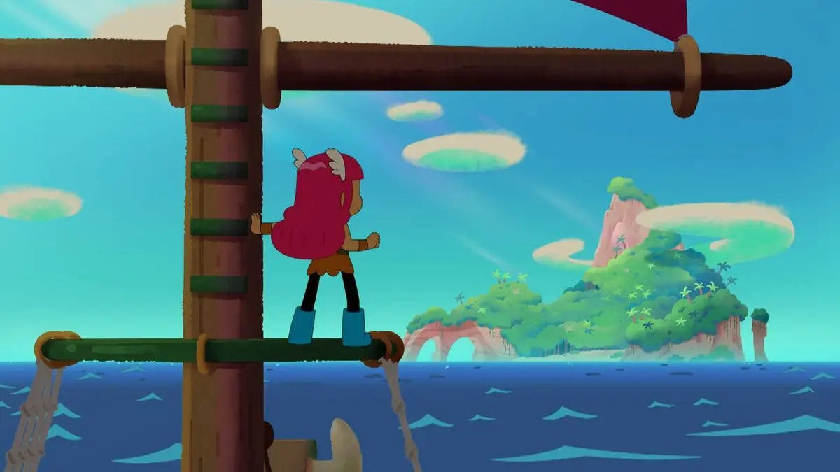 Lana Longuebarbe S01E01 L'appel de L'aventure