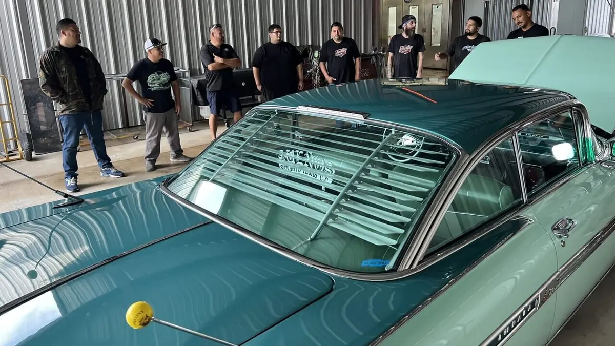 Latino Garage Club Impala Lowrider