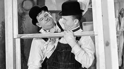 Visuel de Laurel et Hardy menuisiers
