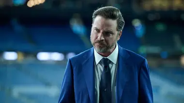 The man in the stadium