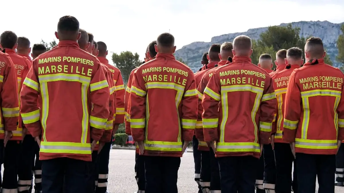 Le bataillon de marins-pompiers de Marseille En rade