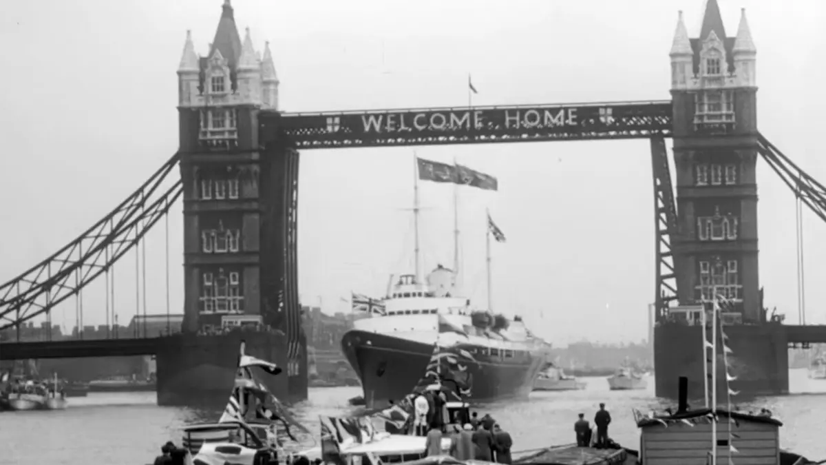 Le "Britannia", le yacht royal de la reine Elizabeth II