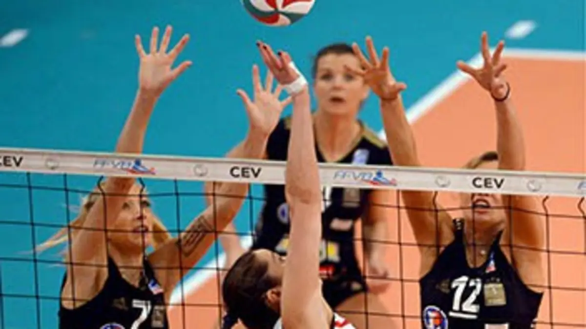 Le Cannet / Paris Saint-Cloud Volley-ball Championnat de France Ligue A féminine 2014/2015