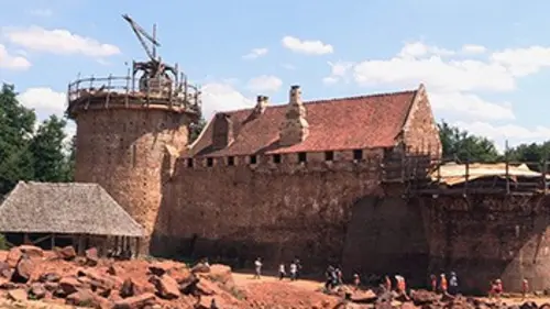 Le château de Guédelon, tout un monde