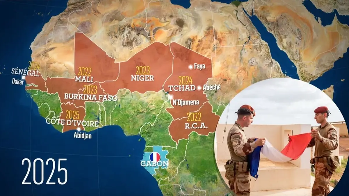 Le dessous des cartes Afrique : la France en berne