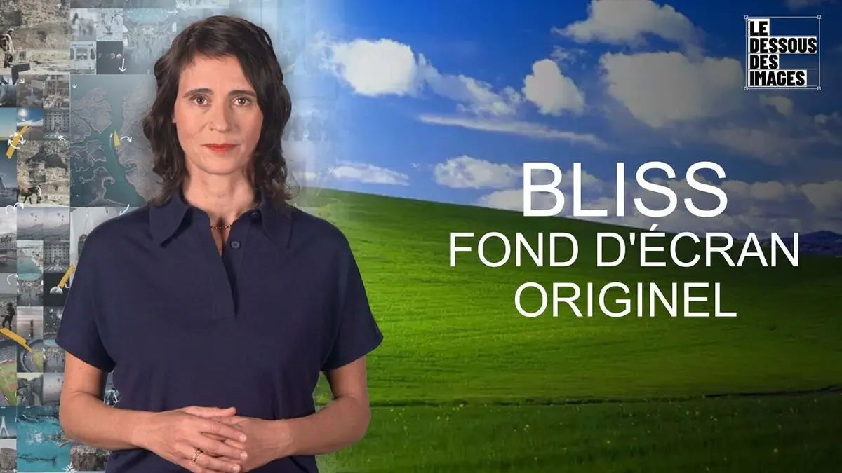 Le dessous des images "Bliss", fond d'écran originel