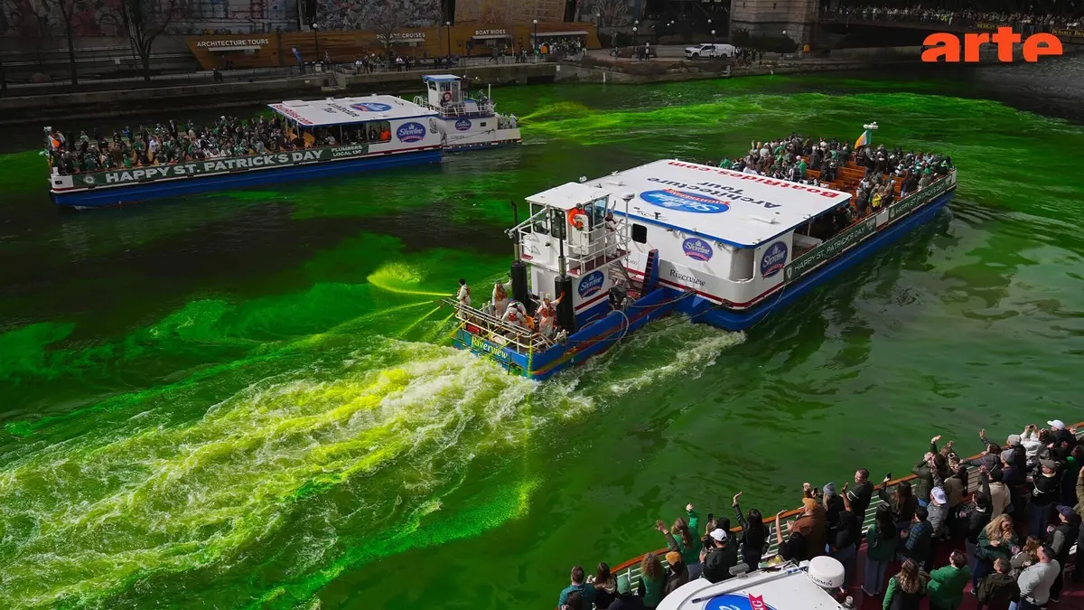 Le dessous des images Quand la rivière se met au vert