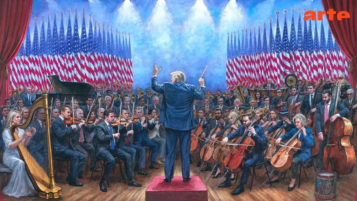 Le dessous des images Trump : le pouvoir orchestré en peinture