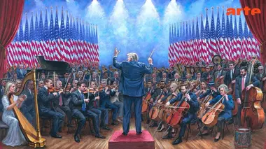 Trump : le pouvoir orchestré en peinture
