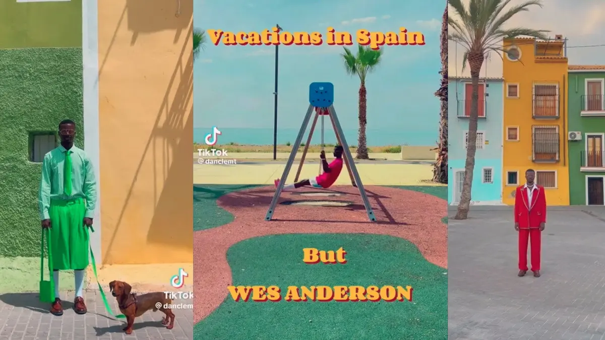 Le dessous des images TikTok en mode Wes Anderson