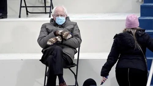 Le dessous des images Bernie aux enchères