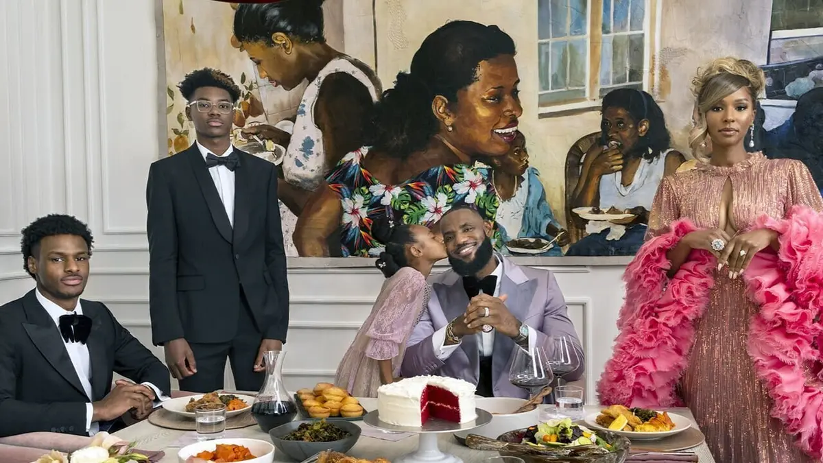 Le dessous des images A table avec LeBron James