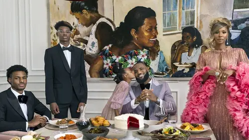 Le dessous des images A table avec LeBron James