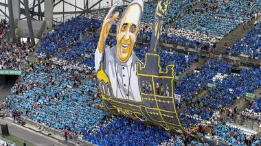 Tifo, la fresque du stade