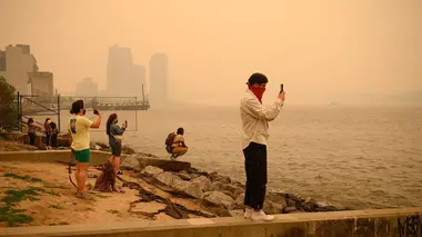 New York : les témoins de l'alerte orange