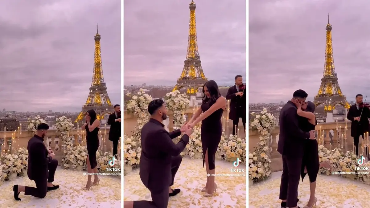 Le dessous des images Le nouveau show de la demande en mariage