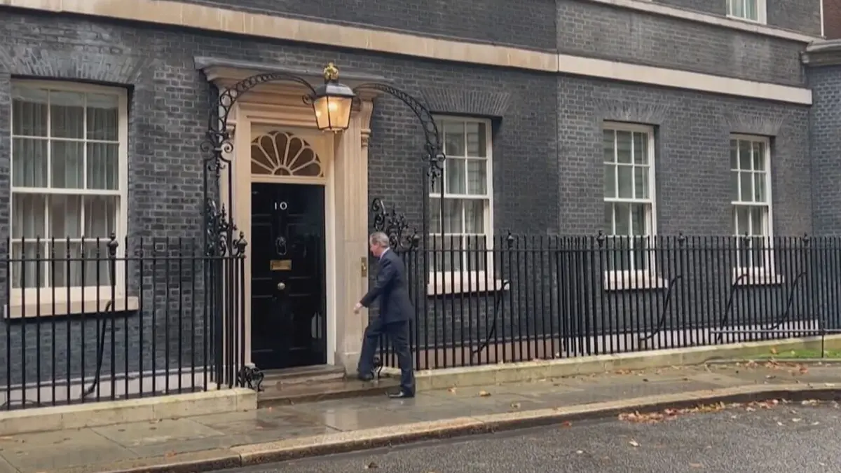 Le dessous des images La porte du 10 Downing Street