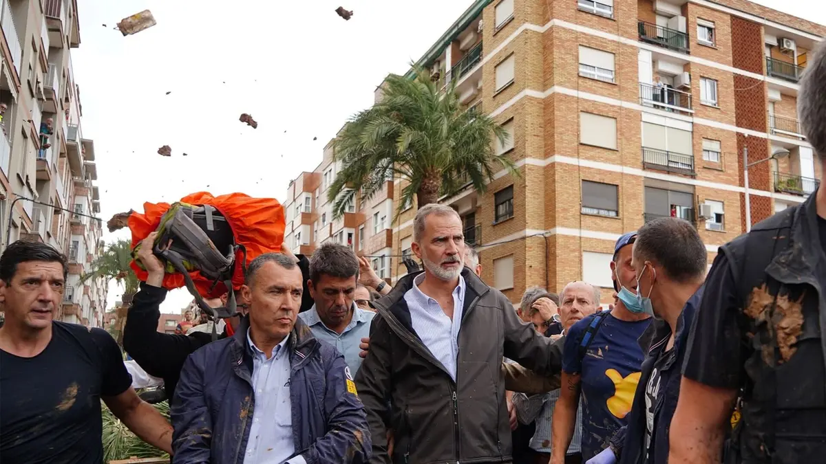 Le dessous des images Inondations en Espagne : le pouvoir face à la boue
