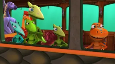 Le sous-marin du Dino train : Morgane Mosasaure