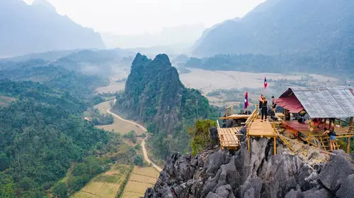 Le Laos vu du ciel