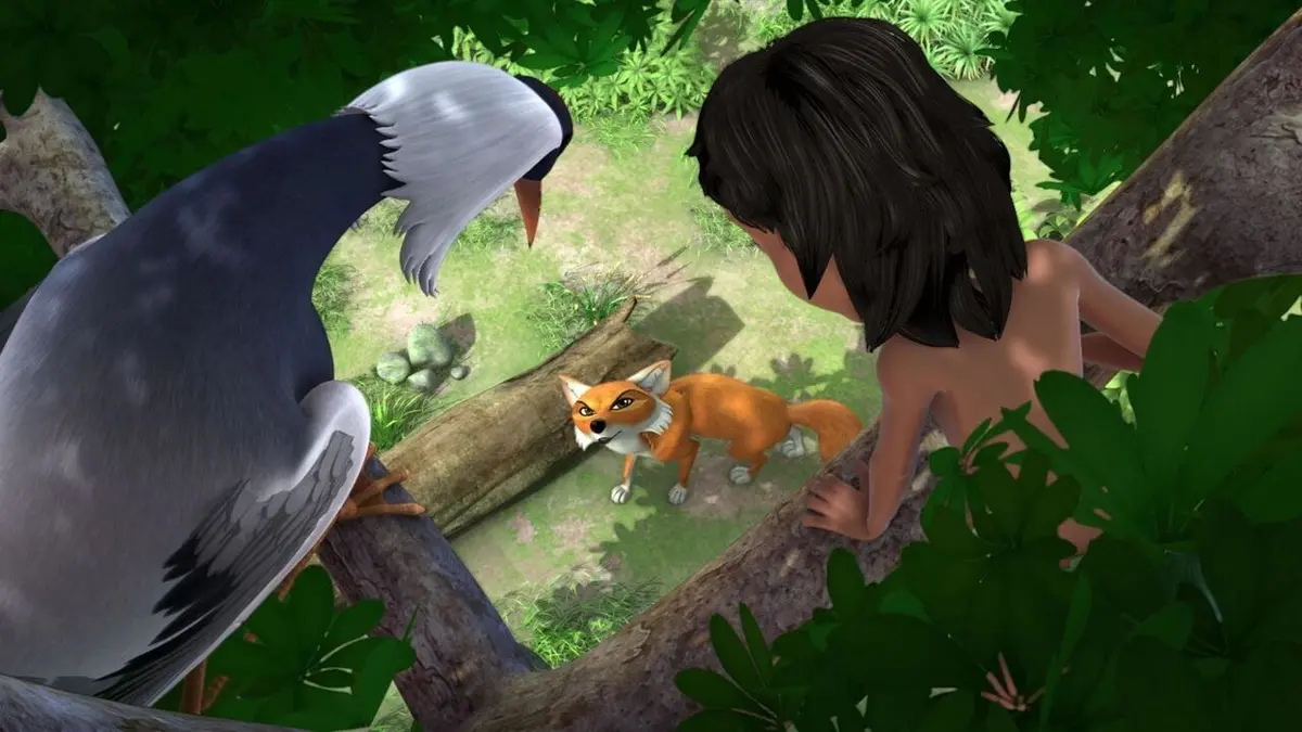 Le livre de la jungle S02E40 La grue blessée