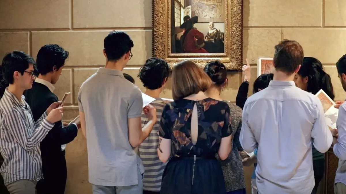 Visuel de Le monde dans un tableau Le chapeau de Vermeer