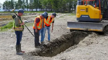 Le mystère d'Oak Island Preuve en béton