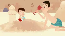 Le petit Nicolas : tous en vacances ! S01E02 Un chouette château de sable