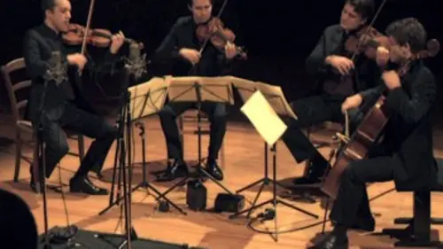 Le Quatuor Ebène enregistre Mozart