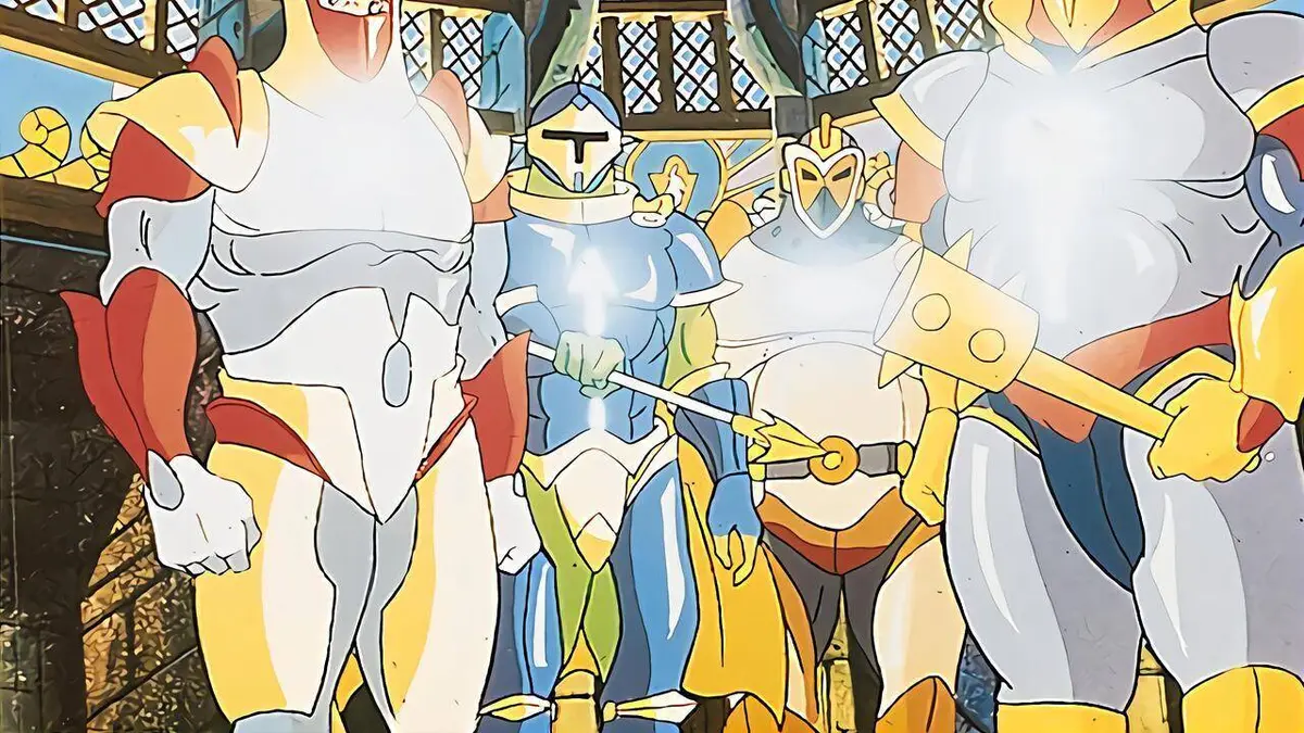 Le roi Arthur et les chevaliers de justice S01E07 Le chevalier seigneur de la guerre