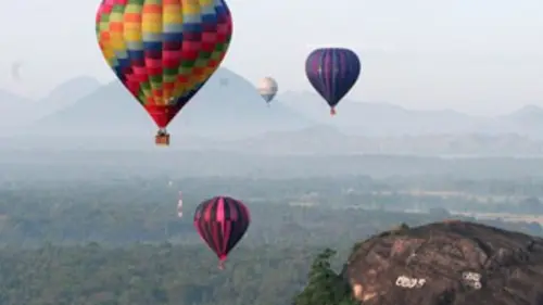 Le Sri Lanka en montgolfière