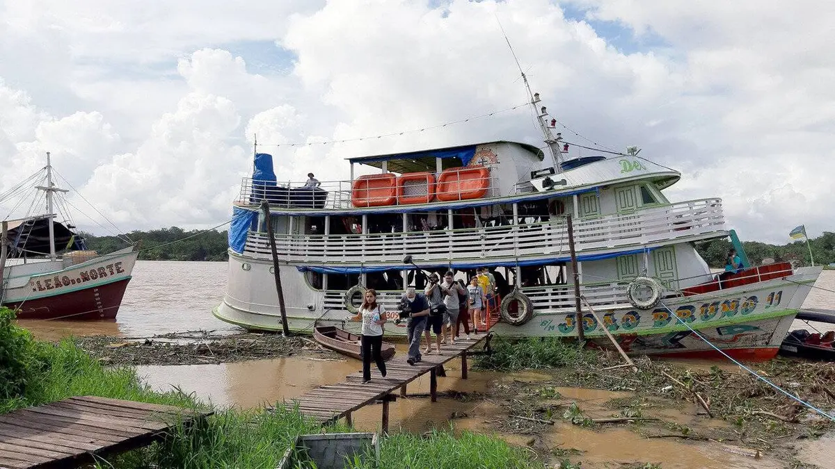 Le tribunal flottant de l'Amazone
