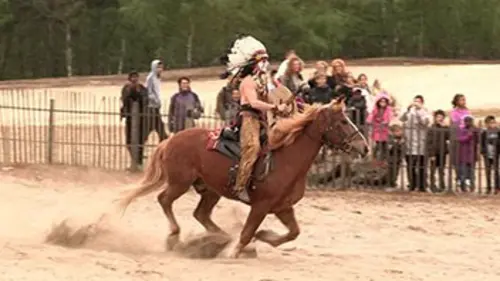 Le village western de la mer de sable