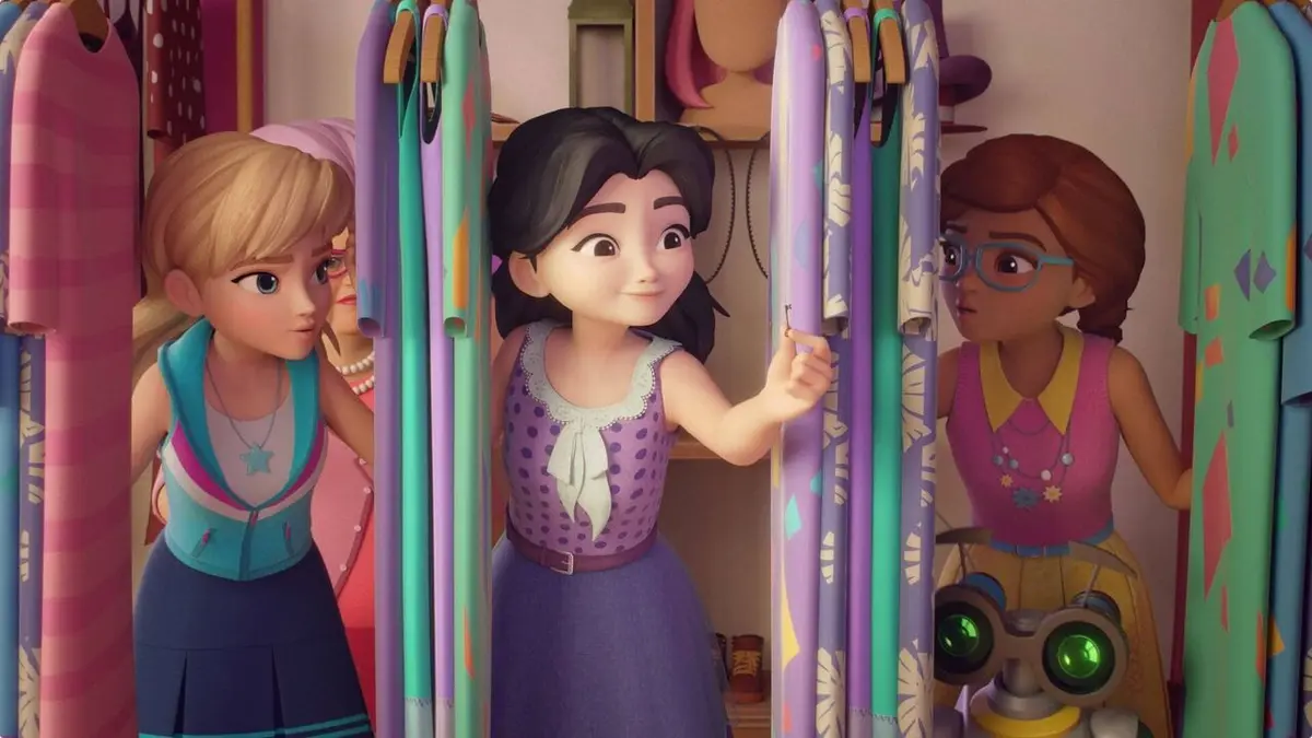 Lego Friends : cinq filles en mission S02E07 Médaillon et clé